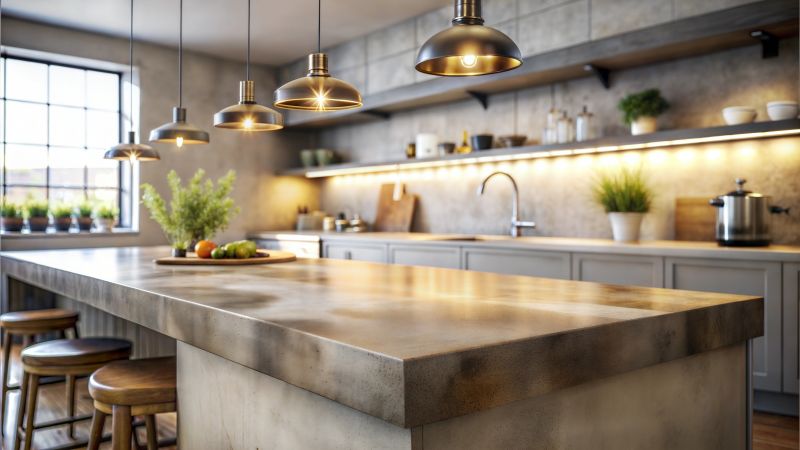 Concrete Countertop Pouring in Santa Rosa, CA